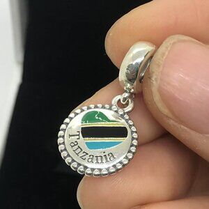 ✨🔥Pandora Tanzania Flag Exclusive Charm Pendant